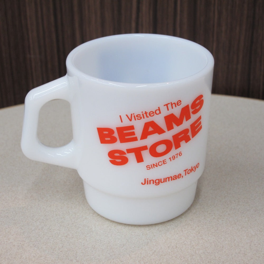 Fire-King ファイヤーキング マグカップ ジャパン スタッキングマグ BEAMS ビームス コラボ サーファー ジム・フィリップス 食器 雑貨 コレクション 未使用品