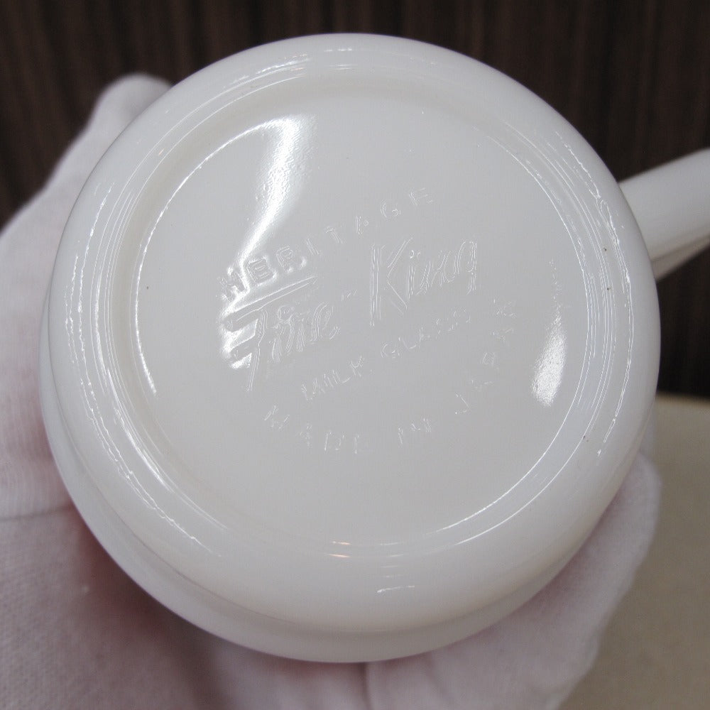 Fire-King ファイヤーキング マグカップ ジャパン スタッキングマグ ドット 水玉 レッド 食器 雑貨 コレクション 箱付き FK0912 未使用品