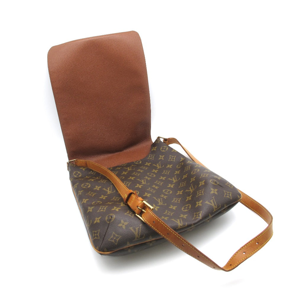 LOUIS VUITTON ルイ・ヴィトン ミュゼット モノグラム M51256 ショルダーバッグ 斜め掛け クロスボディ フラップ開閉 A4 PVC レザー
