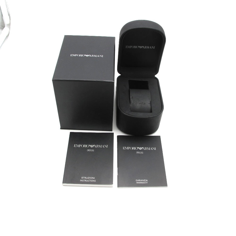 Emporio Armani エンポリオ・アルマーニ 腕時計 AR-0371 ブラウン クロノグラフ クォーツ メンズ