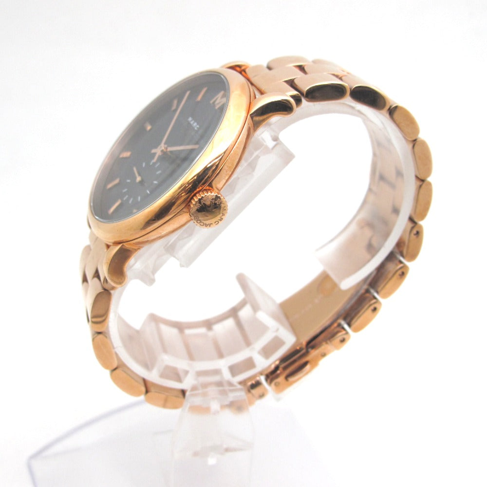 MARC BY MARC JACOBS マークバイマークジェイコブス 腕時計 ベイカー MBM3330 SSブレス 黒文字盤 クォーツ