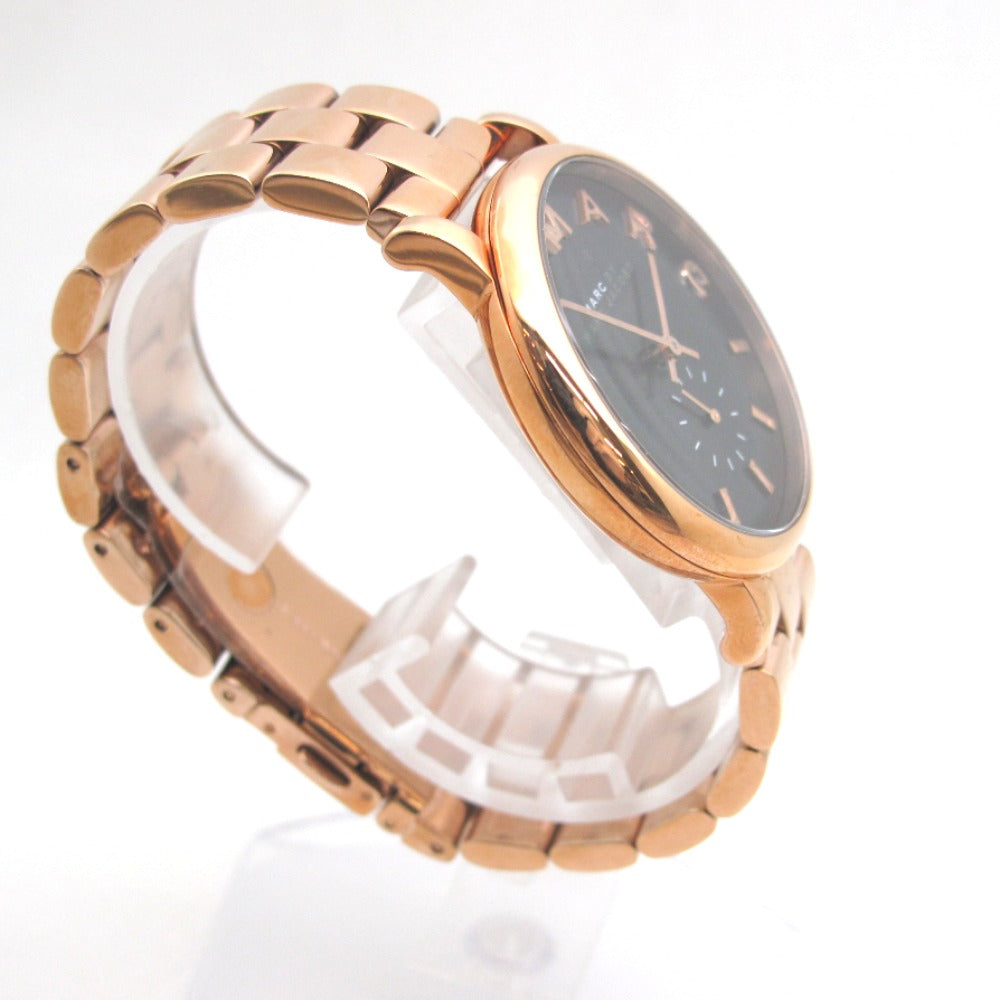 MARC BY MARC JACOBS マークバイマークジェイコブス 腕時計 ベイカー MBM3330 SSブレス 黒文字盤 クォーツ