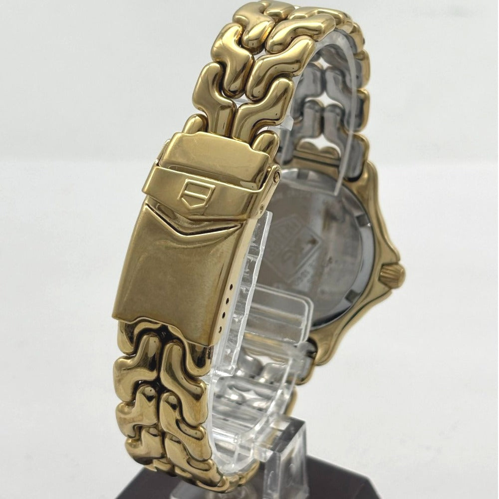タグホイヤー S/el セル デイト S94.313M 34mm クォーツ ステンレス ゴールド 電池交換済 稼働品 メンズ TAG HEUER 腕時計