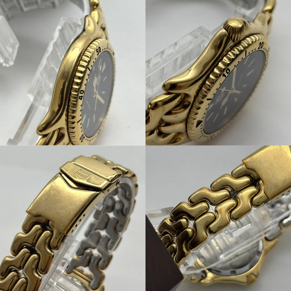 タグホイヤー S/el セル デイト S94.313M 34mm クォーツ ステンレス ゴールド 電池交換済 稼働品 メンズ TAG HEUER 腕時計