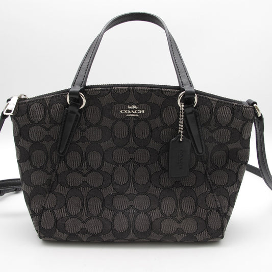 COACH コーチ ショルダーバッグ F27580 SVDK6 ブラック レディース 2way