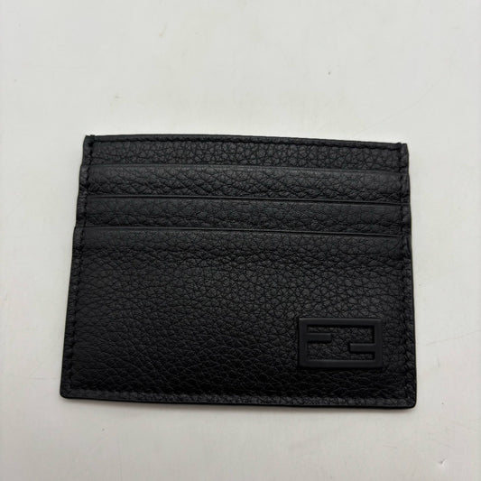 FENDI フェンディ カードケース 7M0164 AG0L ブラック メンズ ミニマリスト コンパクト キャッシュレス 7M0164 AG0L