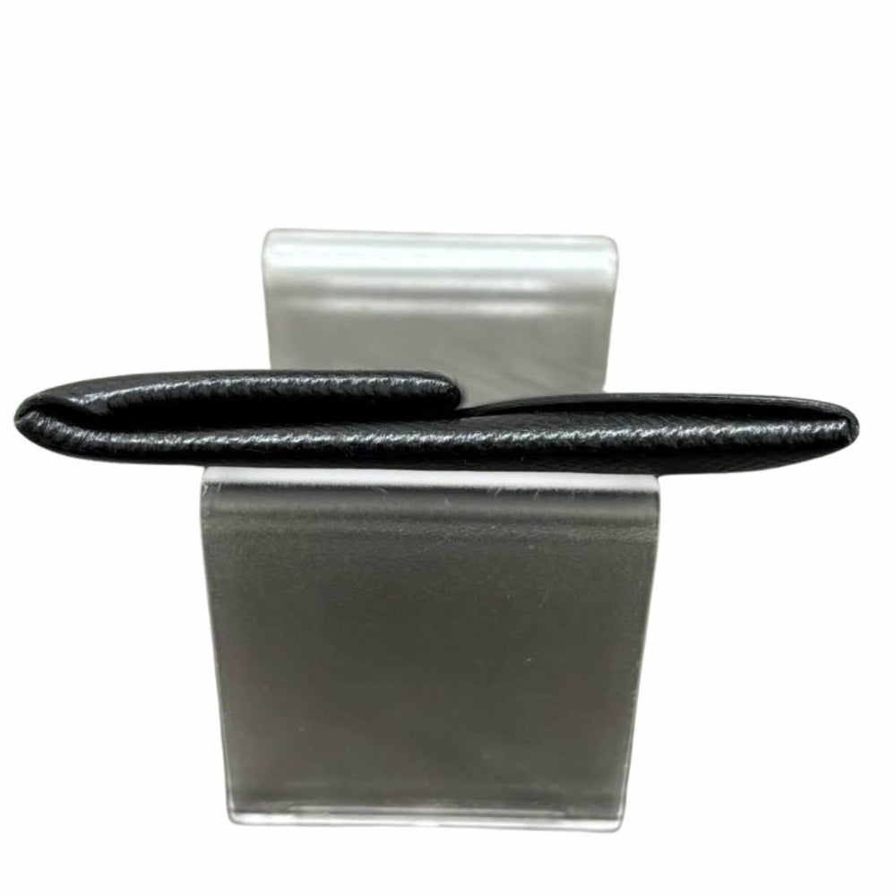 エルメス コインケース バスティア コインケース ヴォーエプソン Z刻印 レザー ブラック シルバー金具 ユニセックス 小銭入れ 財布 HERMES