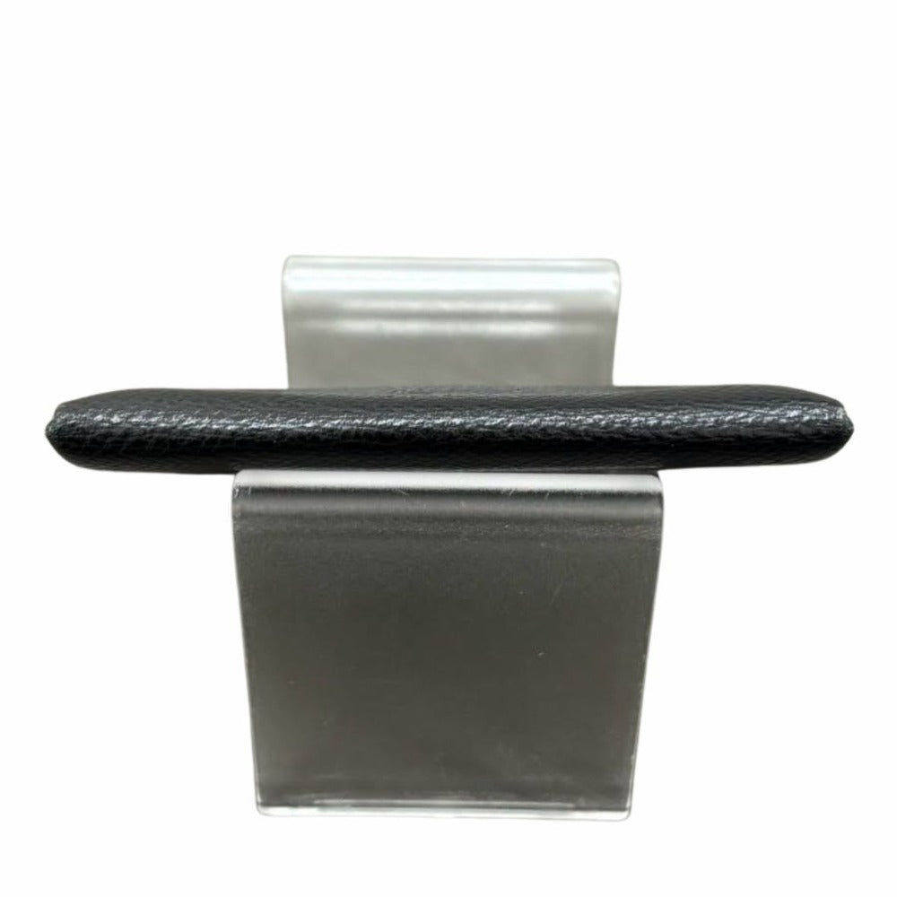 エルメス コインケース バスティア コインケース ヴォーエプソン Z刻印 レザー ブラック シルバー金具 ユニセックス 小銭入れ 財布 HERMES