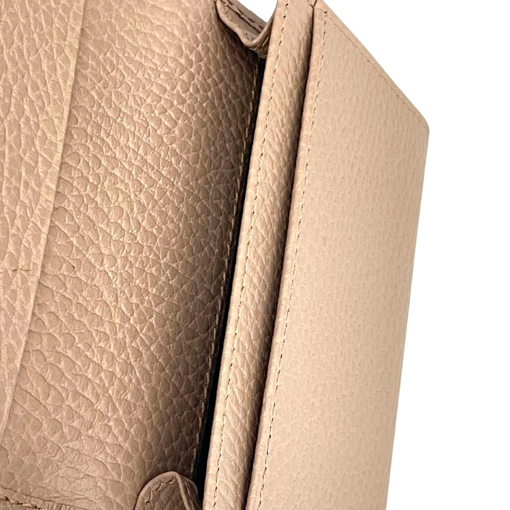 GUCCI グッチ カードケース グッチ GGマーモント カードケース 名刺入れ 二つ折り レディース ベージュ GG ゴールド 474748