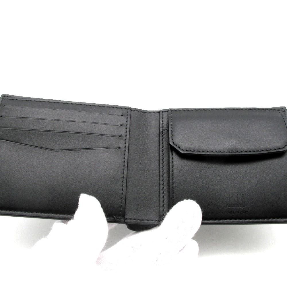 Dunhill ダンヒル 二つ折り財布 ダンヒル 二つ折り財布 DU22F2320RA001R ブラック 黒 コンパクト メンズ 未使用品