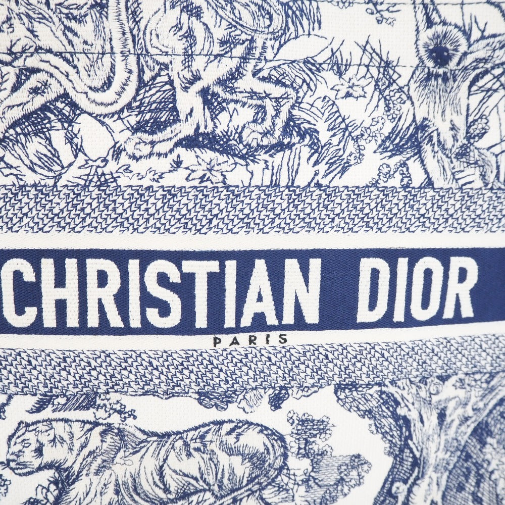 Christian Dior クリスチャンディオール トートバッグ クリスチャンディオール トートバッグ M1296ZTDT キャンバス ネイビー ユニセックス メンズ レディース