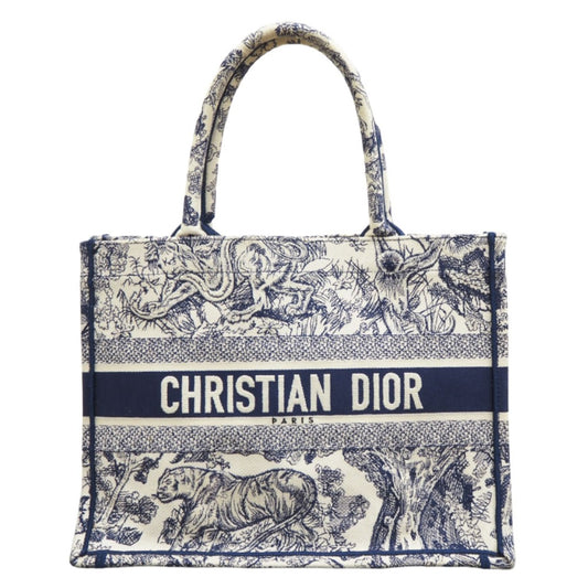 Christian Dior クリスチャンディオール トートバッグ クリスチャンディオール トートバッグ M1296ZTDT キャンバス ネイビー ユニセックス メンズ レディース