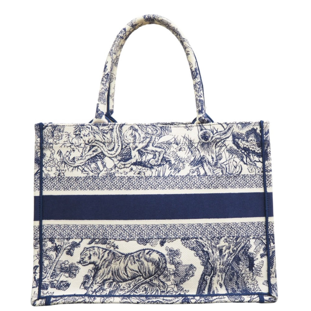 Christian Dior クリスチャンディオール トートバッグ クリスチャンディオール トートバッグ M1296ZTDT キャンバス ネイビー ユニセックス メンズ レディース