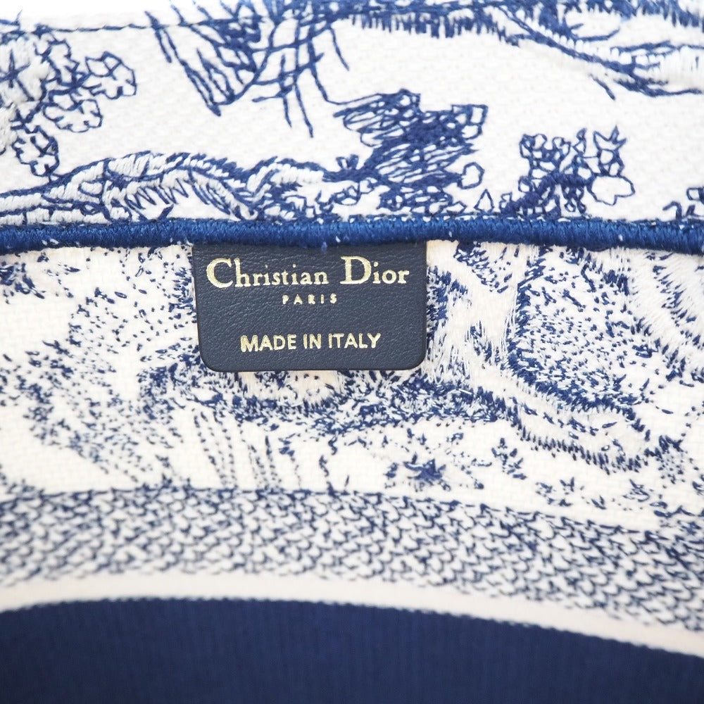 Christian Dior クリスチャンディオール トートバッグ クリスチャンディオール トートバッグ M1296ZTDT キャンバス ネイビー ユニセックス メンズ レディース