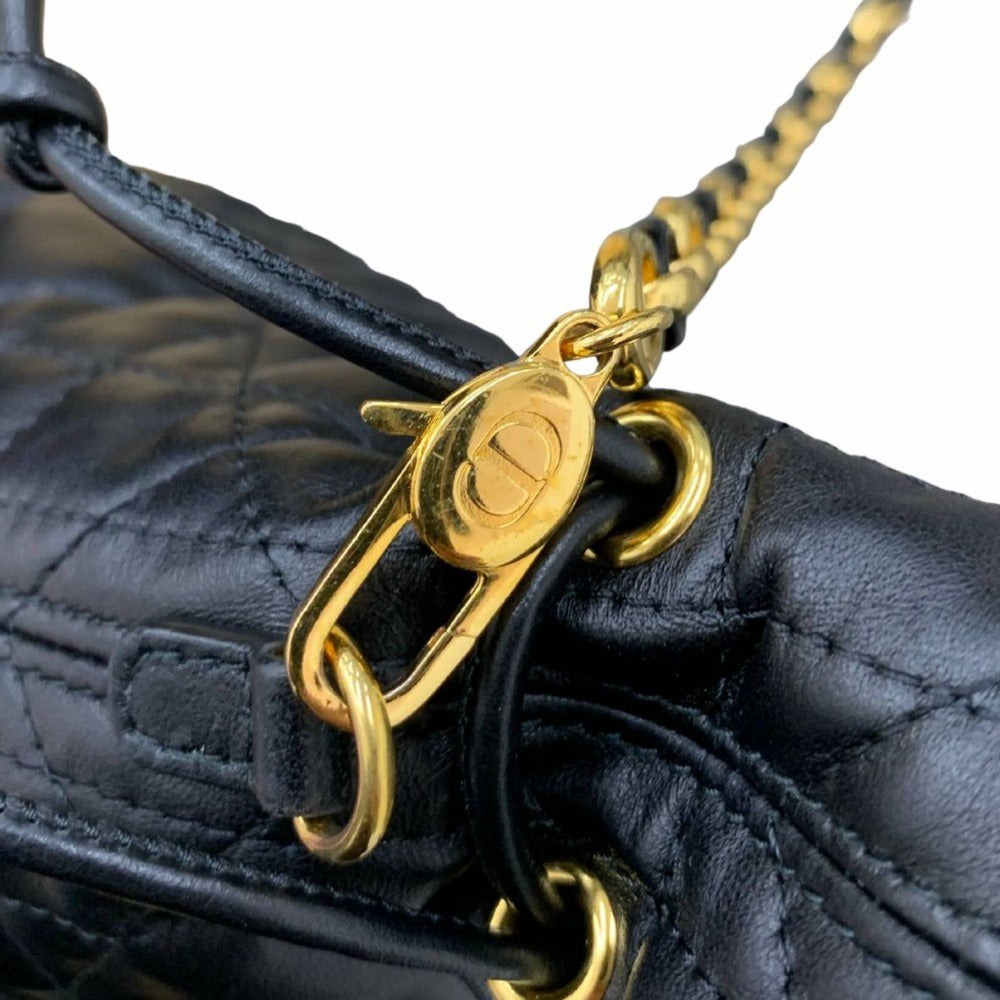 Christian Dior ショルダーバッグ クリスチャンディオール ミスカロ ミニバッグ レディース ブラック ショルダーバッグ