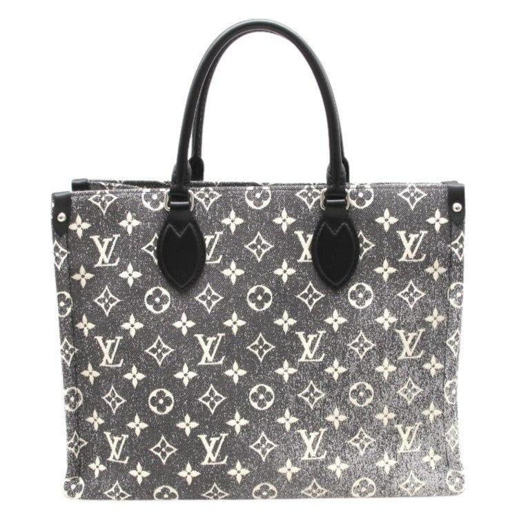 LOUIS VUITTON ルイ・ヴィトン ハンドバッグ ルイヴィトン オンザゴーMM トートバッグ M46448 デニム レディース モノグラム
