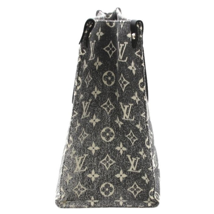 LOUIS VUITTON ルイ・ヴィトン ハンドバッグ ルイヴィトン オンザゴーMM トートバッグ M46448 デニム レディース モノグラム