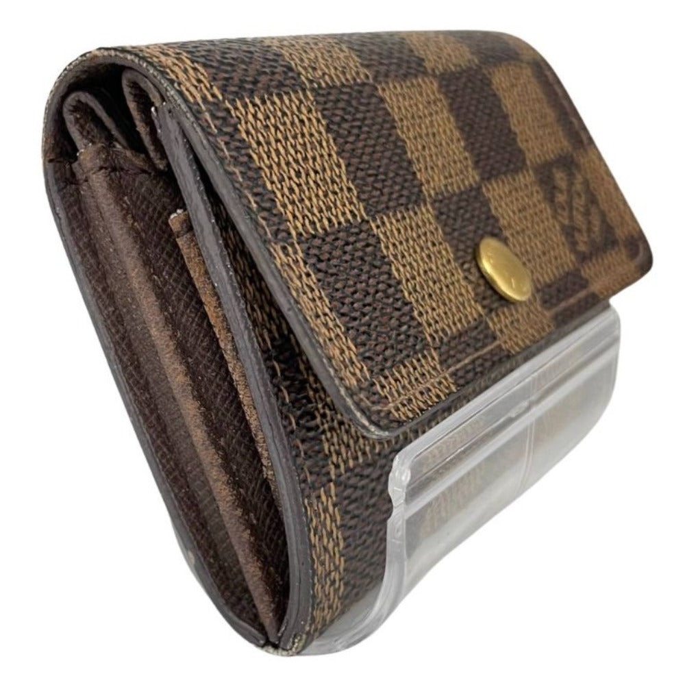 ルイヴィトン ダミエ コインケース ポルトモネプラ エベヌ N61930 LOUIS VUITTON】ルイ・ヴィトン ポルトモネプラ N61930 ダミエ