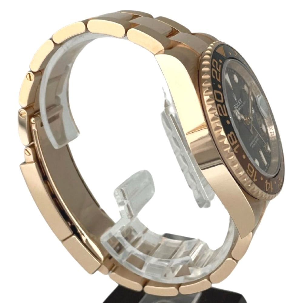 ROLEX ロレックス 腕時計 2024年保証書 GMTマスター2 126715CHNR 金無垢 40mm ルートビア エバーローズゴールド GMT 自動巻き メンズ GMT MASTER