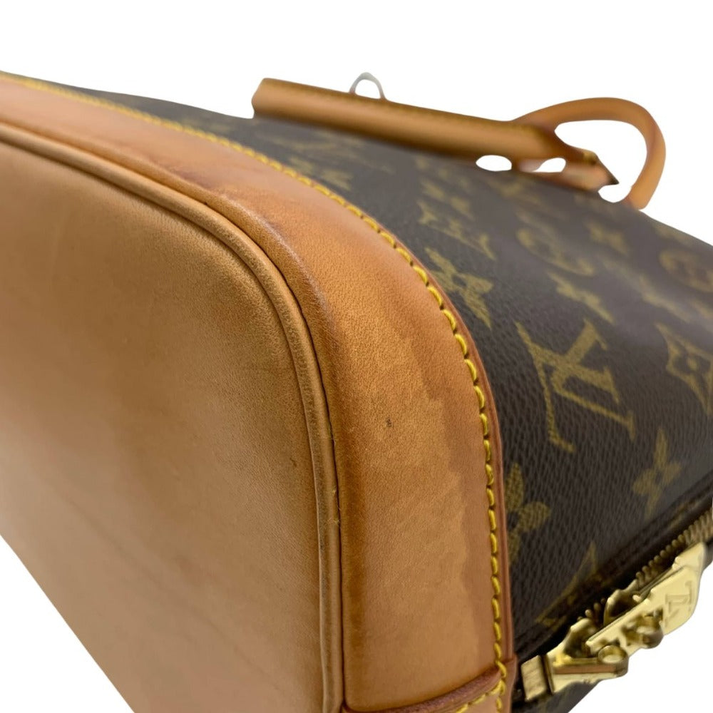 ルイ・ヴィトン ハンドバッグ M51130 アルマ モノグラム ブラウン PVC レザー レディース