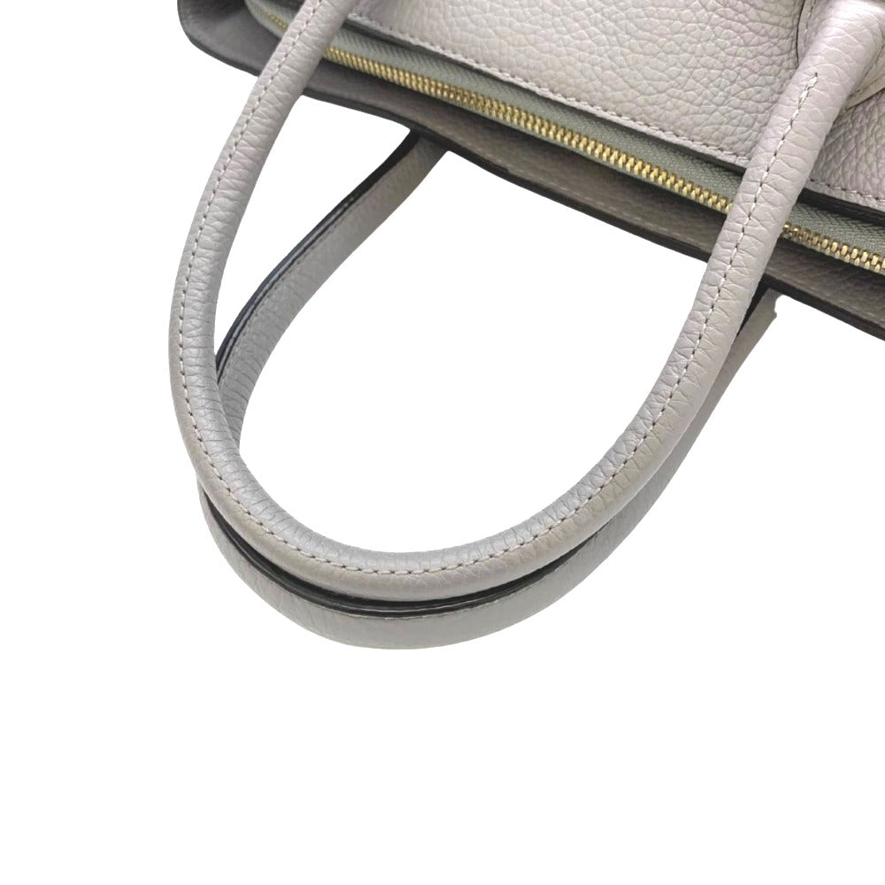FURLA グレー ハンドバッグ ショルダーストラップ付き
