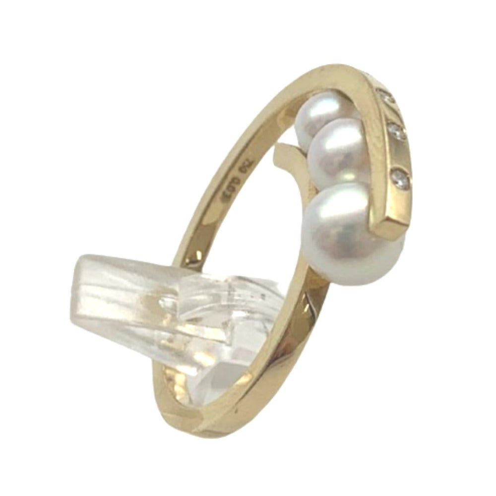 定価45万ほど TASAKI K18YG 18金 バランス ア ファイン リング 定価45万ほど TASAKI K18YG 18金 バランス ア ファイン リング
