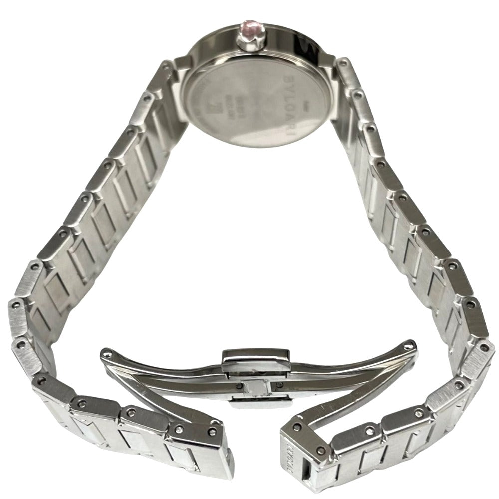 ブルガリ 103692 BB23S ブルガリブルガリ 23mm シェル文字盤 ダイアモンドインデックス クオーツ レディース BVLGARI 腕時計