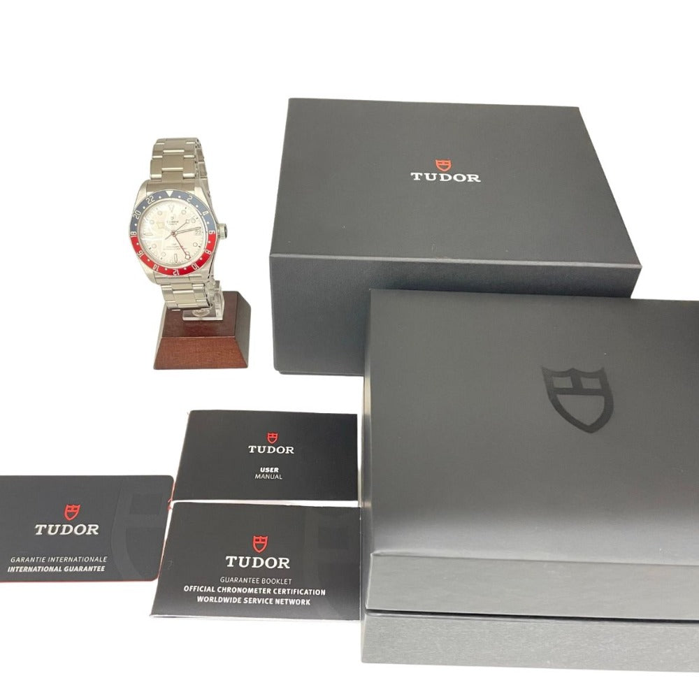 TUDOR 79830PB 2023年新作 白文字盤 ブラックベイ GMT 41mm 自動巻き チュードル チューダー 腕時計 メンズ