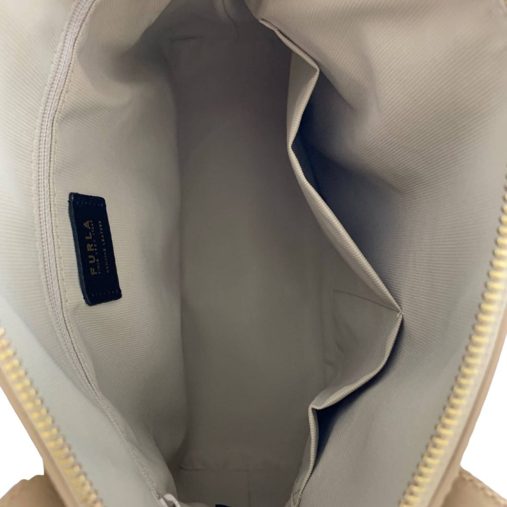 Furla フルラ ハンドバッグ パイパー レザー ミディアム ドーム レザー ベージュ ２Way WB01285ARE000