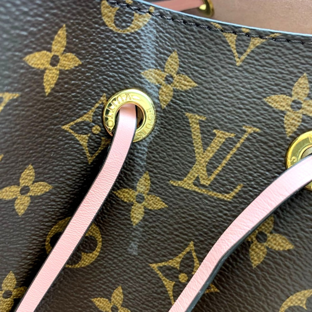 LOUIS VUITTON ルイ・ヴィトン ショルダーバッグ M44022 ネオノエMM モノグラム・キャンバス レザー ローズプードル レディース