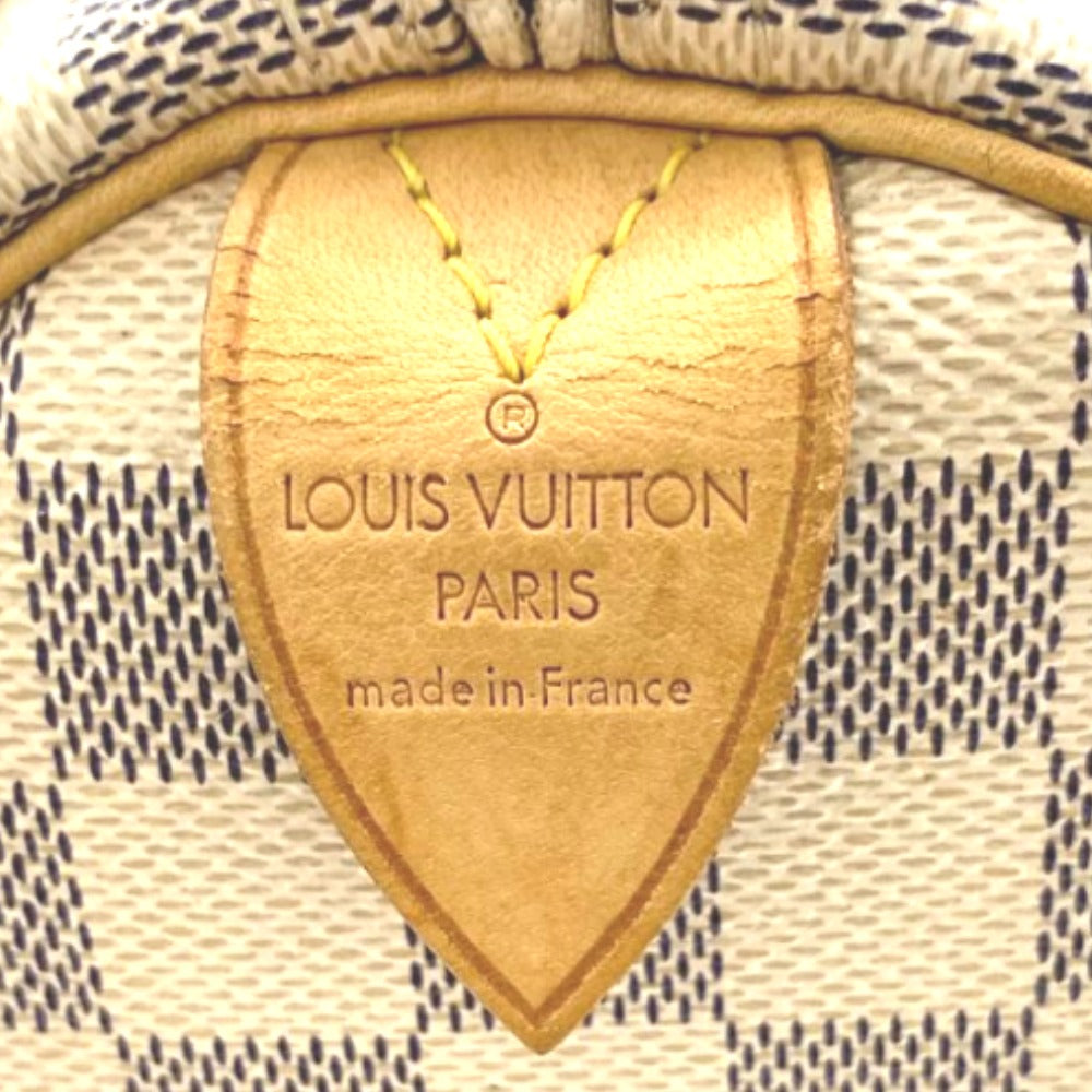 ハンドバッグ N41534 ダミエアズール スピーディ25 ホワイト PVC レザー レディース LOUIS VUITTON ルイ・ヴィトン