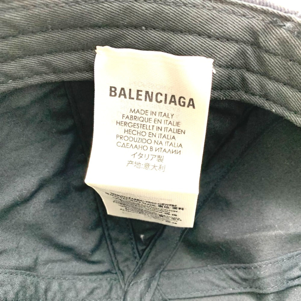 BALENCIAGA バレンシアガ 帽子 531588 310B2 1077 ベースボールキャップ ブラック 58cm ユニセックス