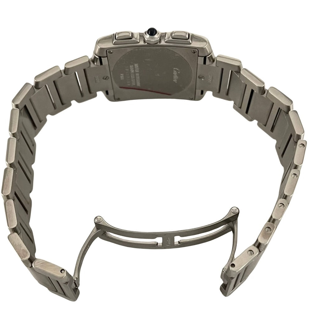 カルティエ 2303 タンク フランセーズ クロノリフレックス パーペチュアルカレンダー 28mm クオーツ ユニセックス TANK CARTIER 腕時計