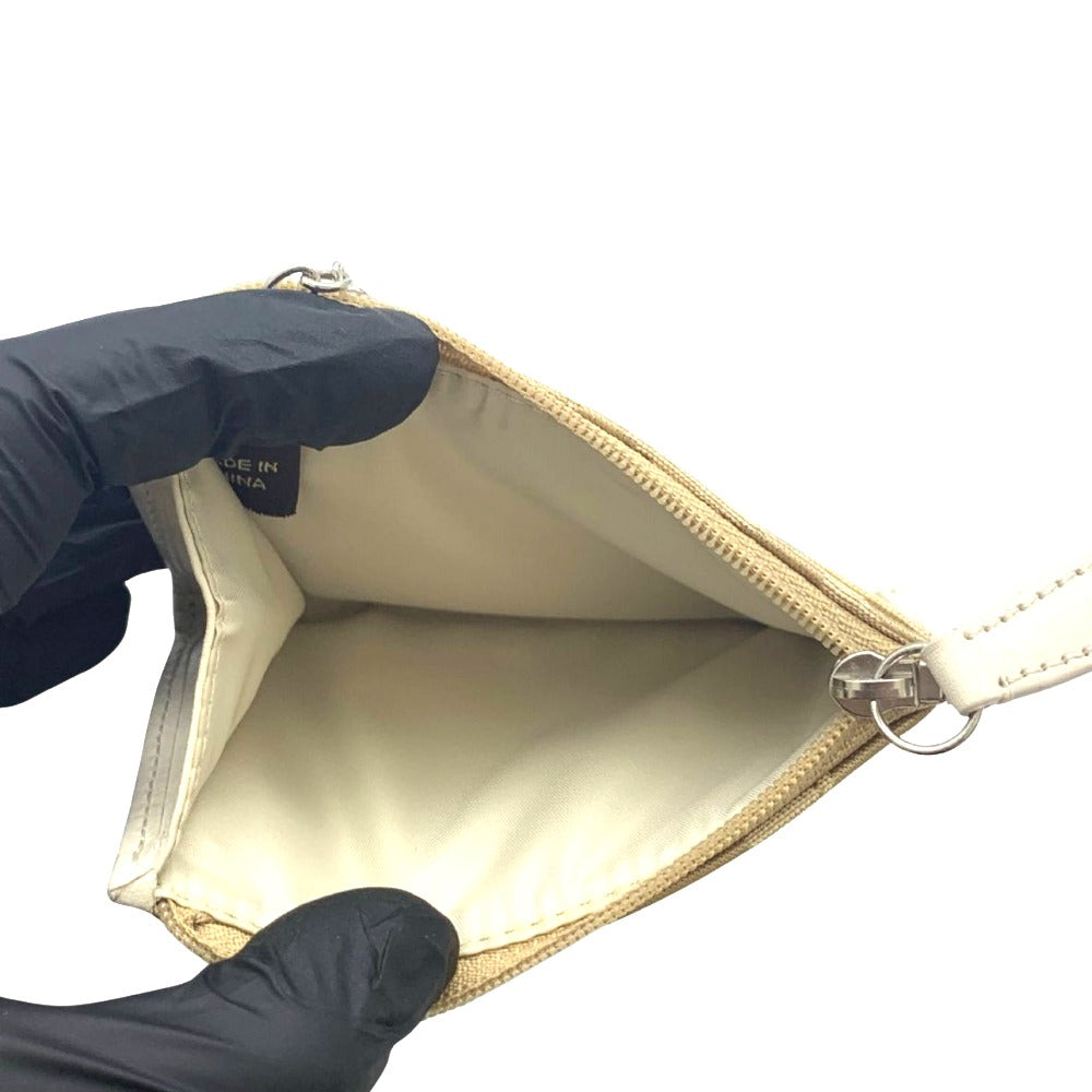 COACH コーチ コインケース シグネチャー柄 コインケース カードケース ベージュ コンパクト レディース