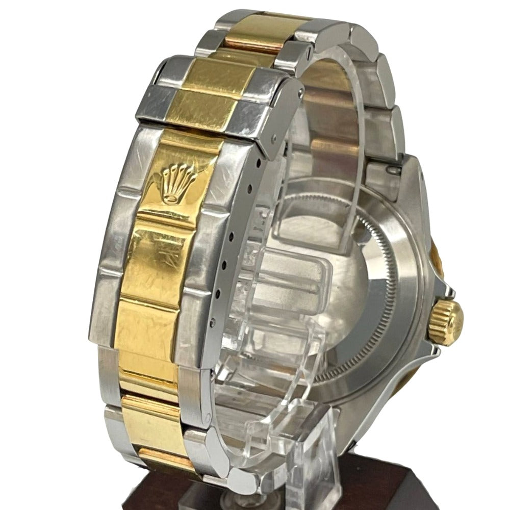 ロレックス 16613 後期バックル 保証書あり サブマリーナデイト K番