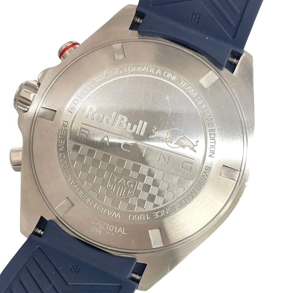 タグホイヤー CAZ101AL フォーミュラ1 レッドブル・レーシング スペシャルエディション 43mm クオーツ クロノグラフ ラバーストラップ メンズ FORMULA1 TAG HEUER 腕時計