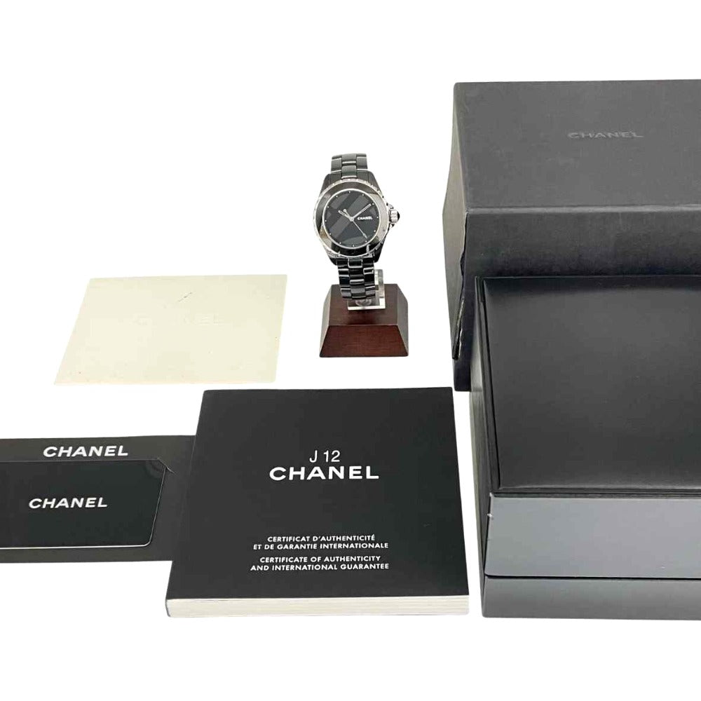 シャネル H5581 J12 アンタイトル 38mm Untitled ブラックセラミック 自動巻き メンズ J12 CHANEL 腕時計