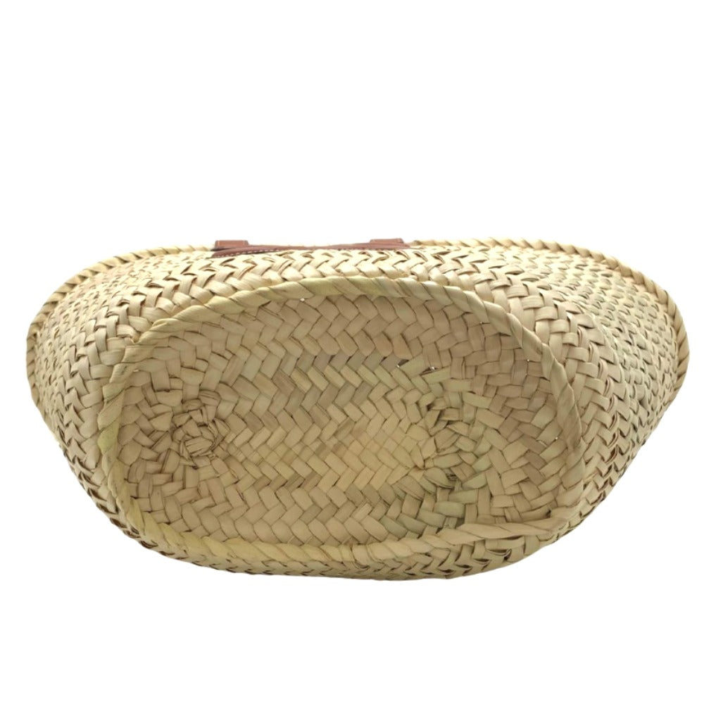 CELINE セリーヌ ハンドバッグ 194002CGG ティーン トリオンフ パニエ ラフィア / カーフ カゴバッグ バスケット レディース