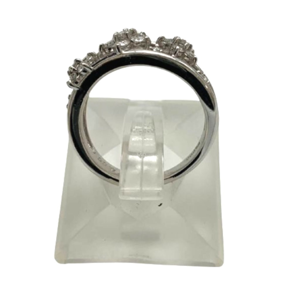 Pt900リング 20号 ダイヤ0.09ct Pt9.8g 中古】PT900 ダイヤモンドリング 0.537ct Iカラー VS2クラス