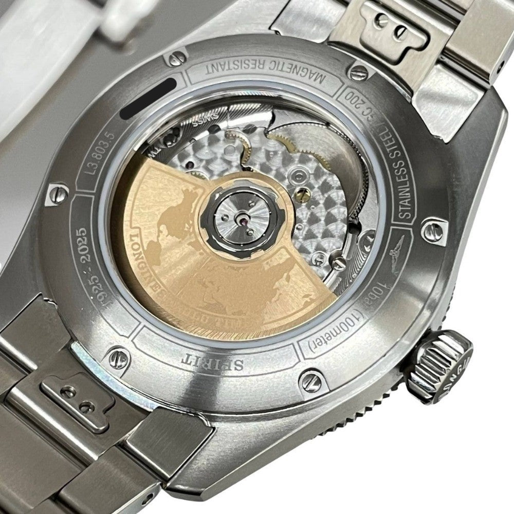 ロンジン L3.803.5.53.6 39mm スピリット ズールタイム 1925 替えベルト付属 K18 コンビ GMT 自動巻き LONGINES 腕時計