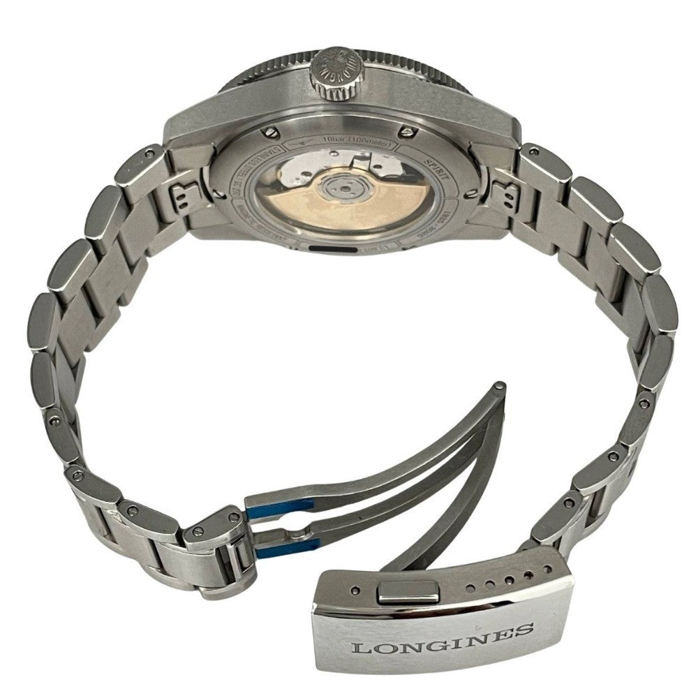 ロンジン L3.803.5.53.6 39mm スピリット ズールタイム 1925 替えベルト付属 K18 コンビ GMT 自動巻き LONGINES 腕時計
