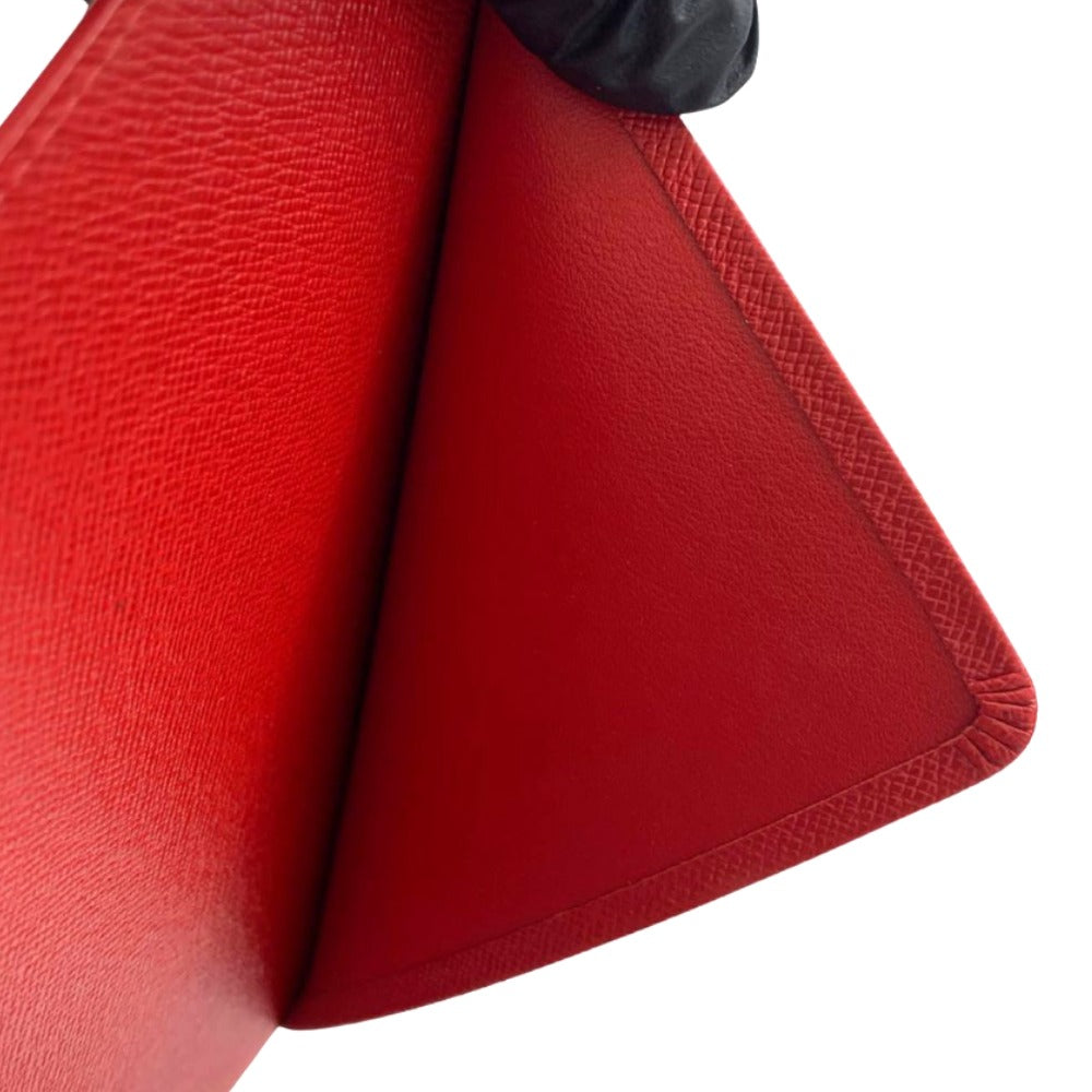 【美品】LOUIS VUITTON 手帳カバー　エピレザー レッド LOUIS VUITTON 【30％クーポン】ルイヴィトン 手帳カバー /ミニ
