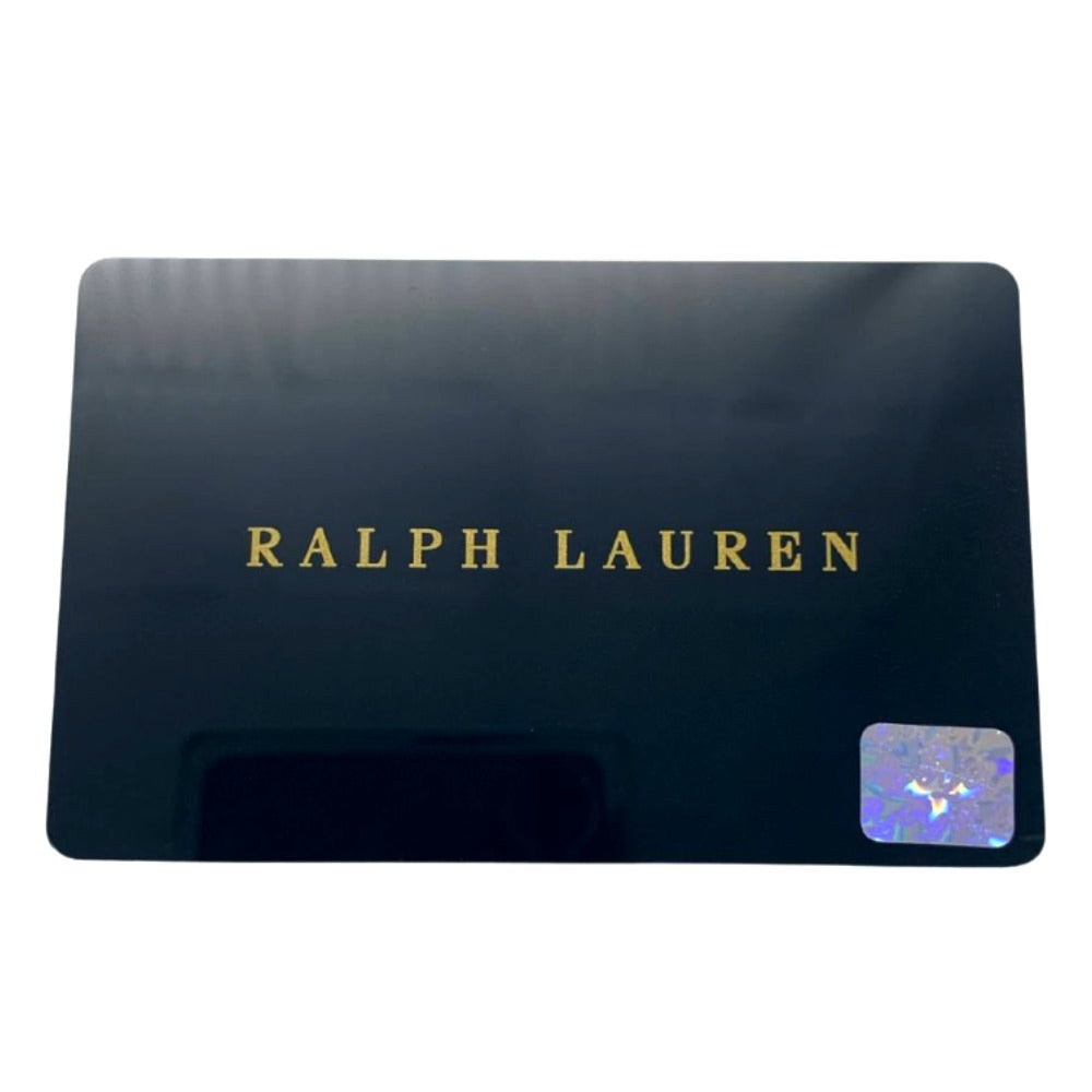RALPH LAUREN ラルフローレン トートバッグ キャンバス×エナメル ブラック レディース シンプル 大容量 肩掛け 手持ち 未使用品