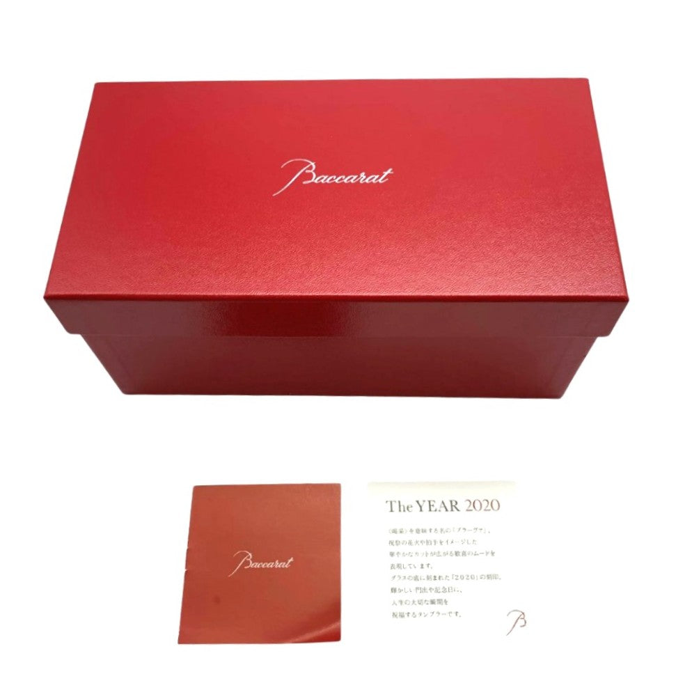 Baccarat バカラ グラス ブラーヴァ 2020 タンブラー 2点 クリスタル ペア ロックグラス シンプル 未使用品