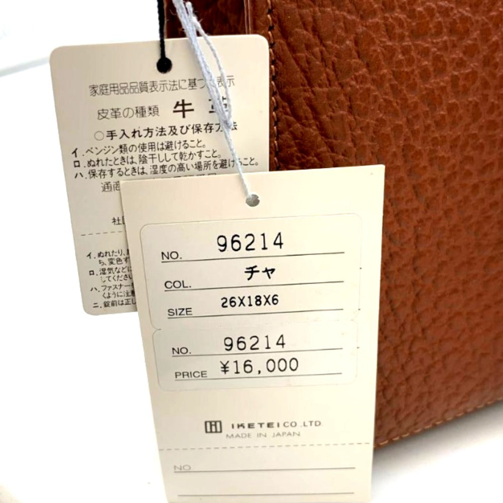 mila schon ミラショーン セカンドバッグ 96214 ストラップ付 クラッチバッグ セカンドバッグ ブラウン ユニセックス コンパクト レザー 牛革 ゴールド金具 未使用品