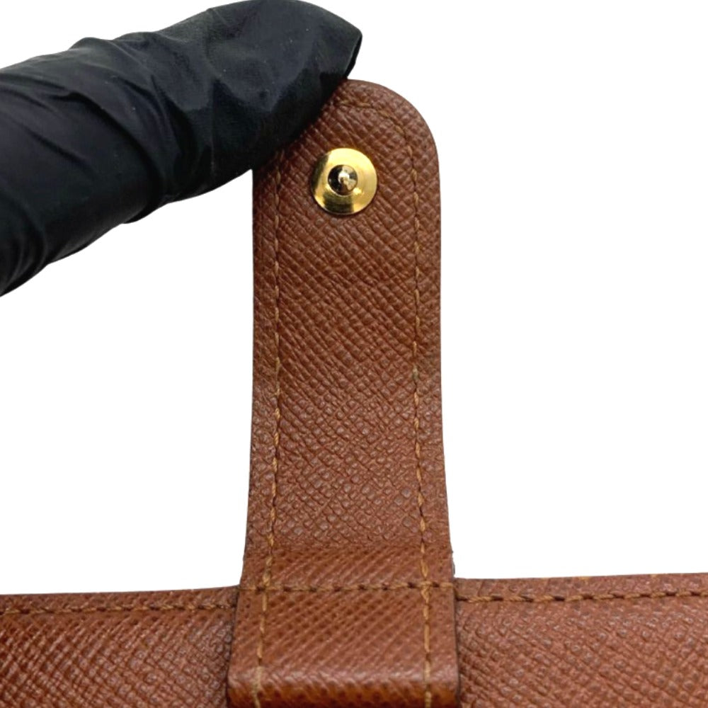 ルイ・ヴィトン 手帳カバー R20005 アジェンダPM モノグラム ブラウン レザー PVC カバー ユニセックス