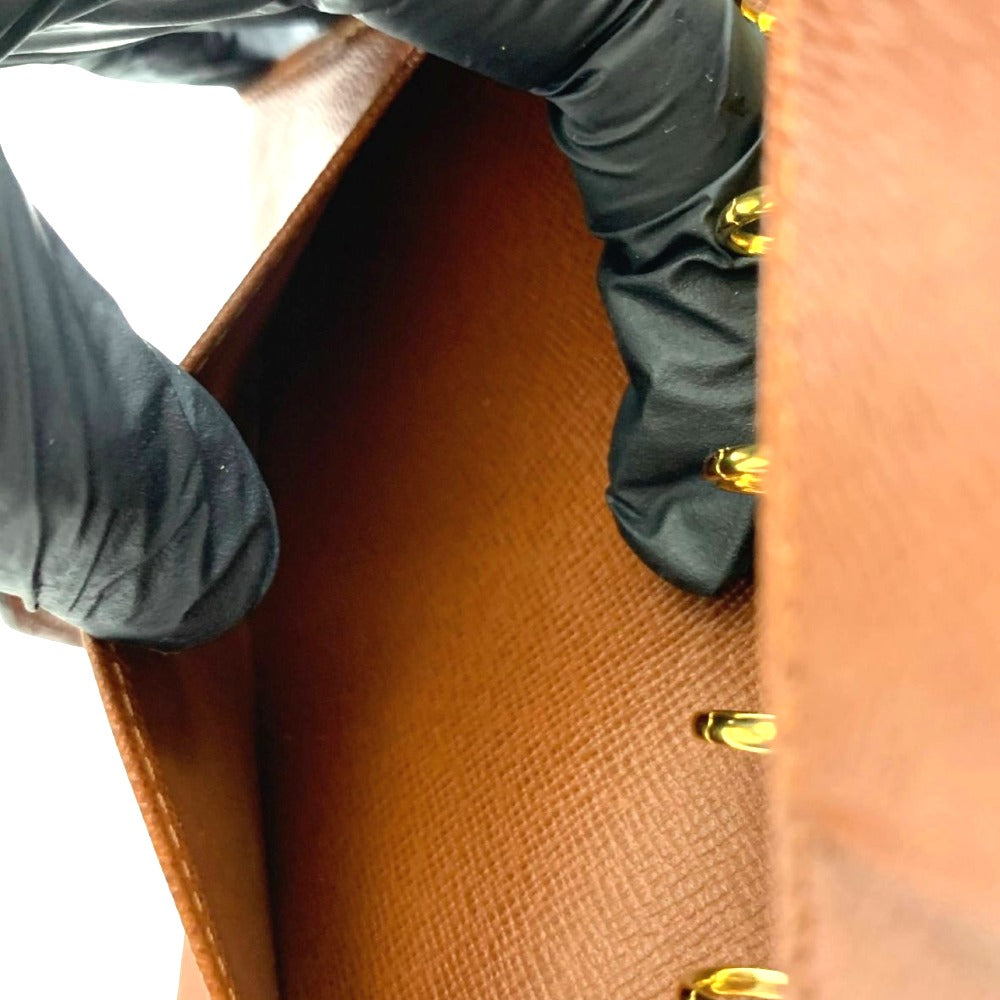 ルイ・ヴィトン 手帳カバー R20005 アジェンダPM モノグラム ブラウン レザー PVC カバー ユニセックス