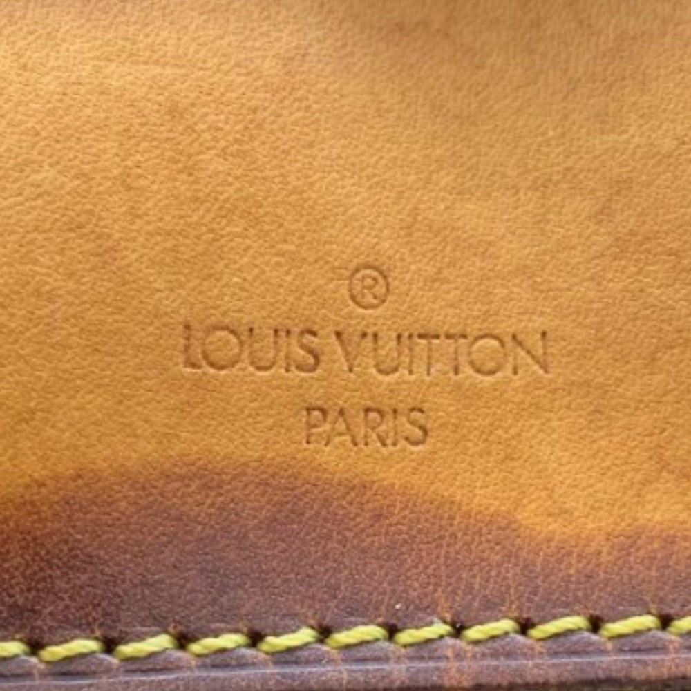 ルイ・ヴィトン ハンドバッグ M47270 ドーヴィル ボーリングヴァニティ モノグラム ブラウン PVC レザー レディース