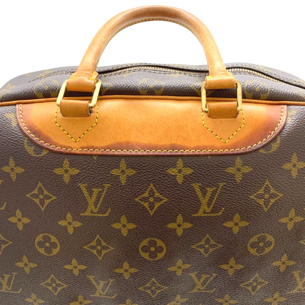 ルイ・ヴィトン ハンドバッグ M47270 ドーヴィル ボーリングヴァニティ モノグラム ブラウン PVC レザー レディース