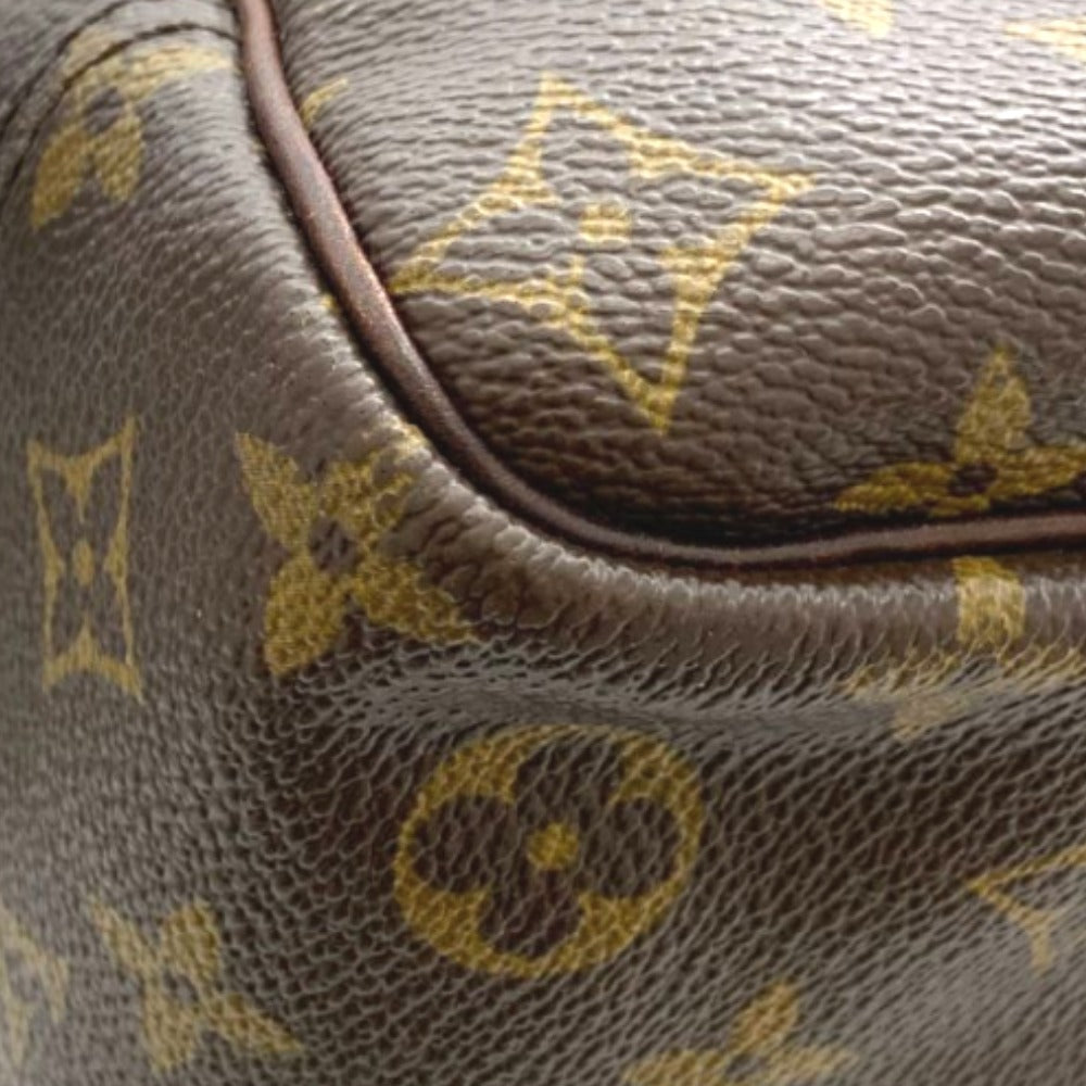 ルイ・ヴィトン ハンドバッグ M47270 ドーヴィル ボーリングヴァニティ モノグラム ブラウン PVC レザー レディース